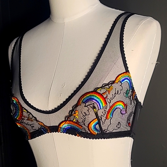 Savage X Fenty Other - Savage fenty sheer new rainbow bra